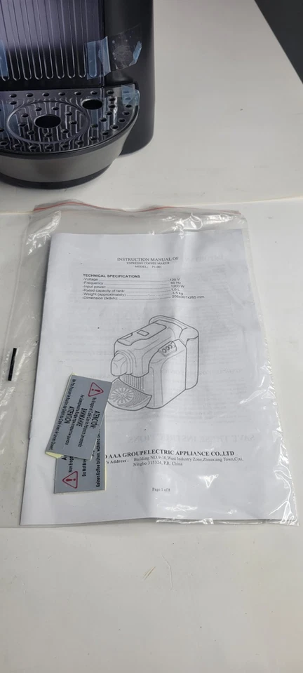 cafetera espresso brasilia macki p1001 Foto 4 de 4