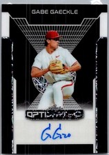 2025 Leaf Gabe Gaeckle Optichrome Baseball Black 1/1 Auto