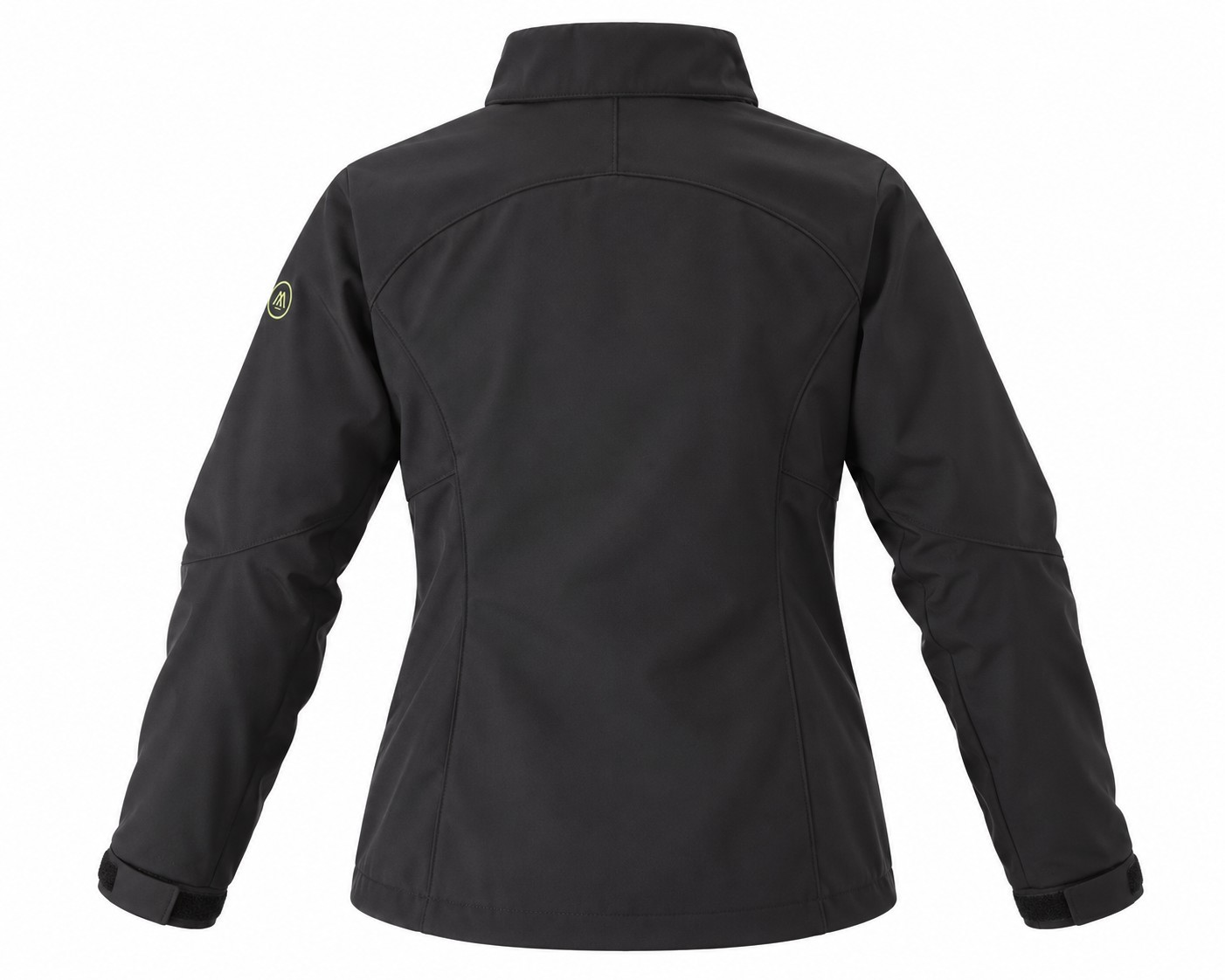 Patagonia Softshell Full Zip Jacket Black Womens Size Medium M Moss Adams Logo - second product detail image