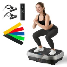Vibration Plate Exercise Machine - 6 Modes, 120 Levels, 400lbs Capacity