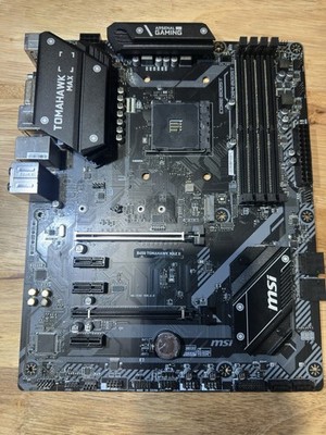 MSI B450 Tomahawk Max II AM4 Motherboard (For Parts Or Repair)
