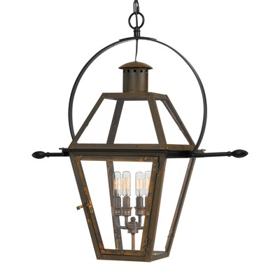 Quoizel RO2814 Rue De Royal 4 Light 14''W Taper Candle Pendant - Bronze