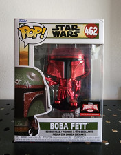 Funko Pop (2022) Star Wars: Boba Fett | Target red chrome Limited Exclusive #462