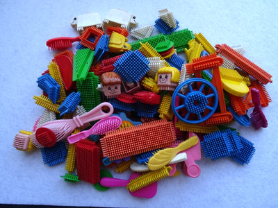 stikle bricks vintage Bauen Kammspielzeug Little Builder für Mädchen