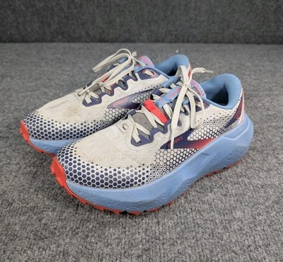 Brooks Caldera 6 Womens 7.5 Trail Running Shoes Blue Lightweight WORN FEW TIMES