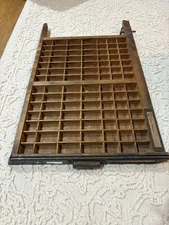 Ludlow  Printing Press Letterpress Printers Type Case Printers Tray Drawer 28x17