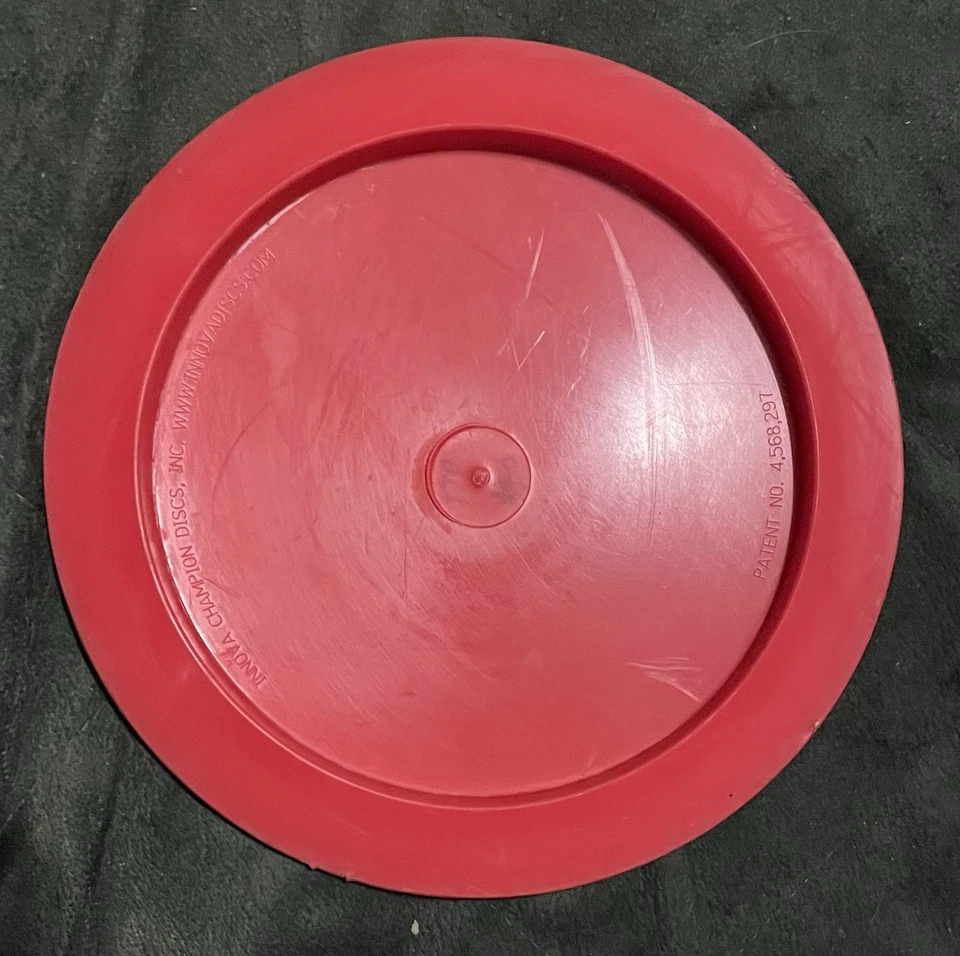 *¡RARO!!* Innova Star Boss caja rota números de patente, 171 g rojo con letras moradas Foto 3 de 4