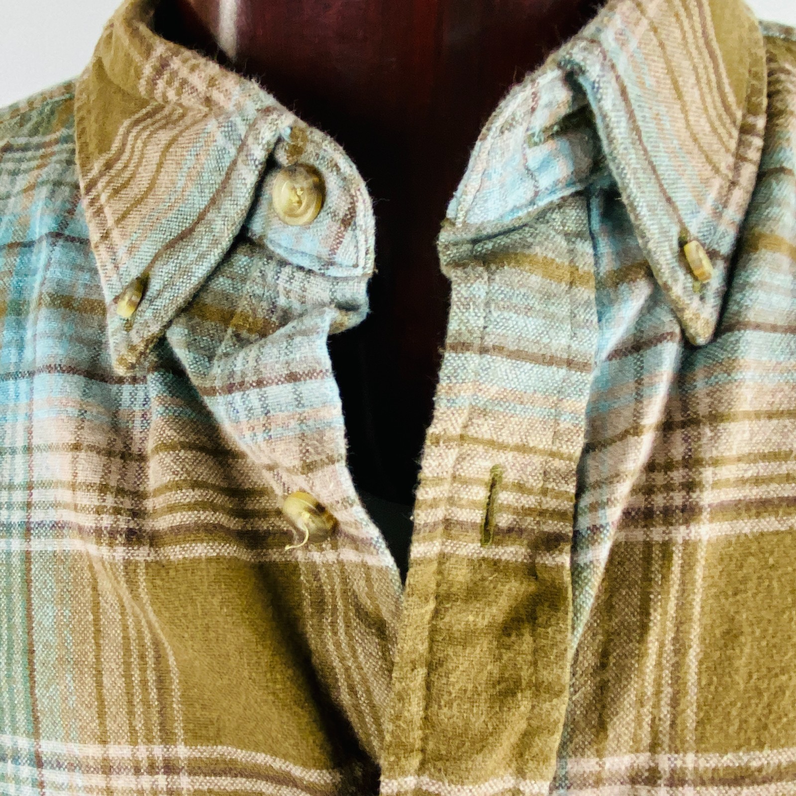 Pendleton Mens Shadow Plaid Flannel Button Down S… - image 5
