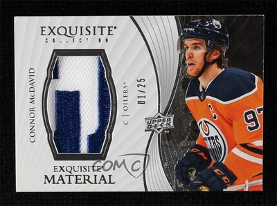 2020 Black Diamond Exquisite Collection Materials 1/25 Connor McDavid Patch 0c3
