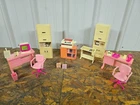 1986 Barbie Travel Agent Vintage Office Furniture & Accessories