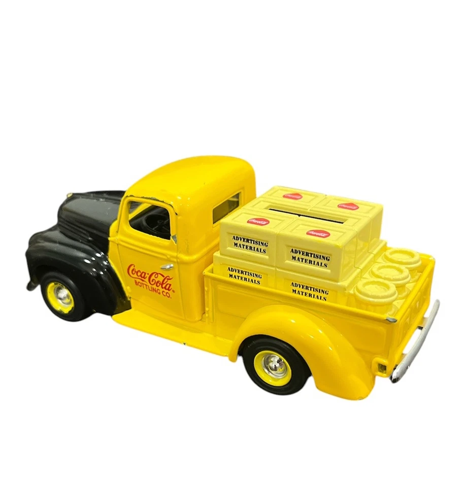 Ertl Coca Cola 1947 Dodge Pickup Truck Coin Bank Die Cast Metal RARE 4.5” - Image 3 of 4
