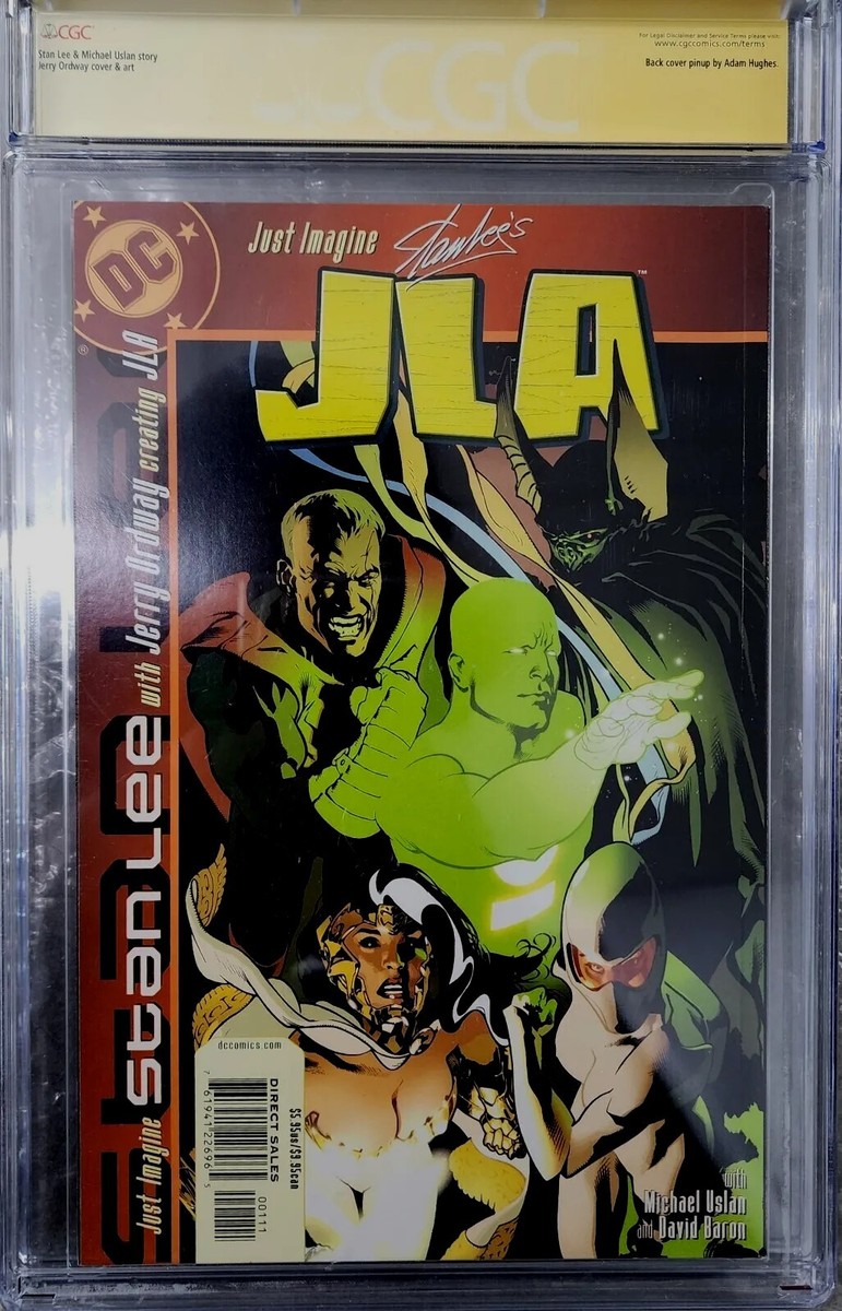 Just Imagine Stan Lee Creating JLA #1 CGC graded Signed by