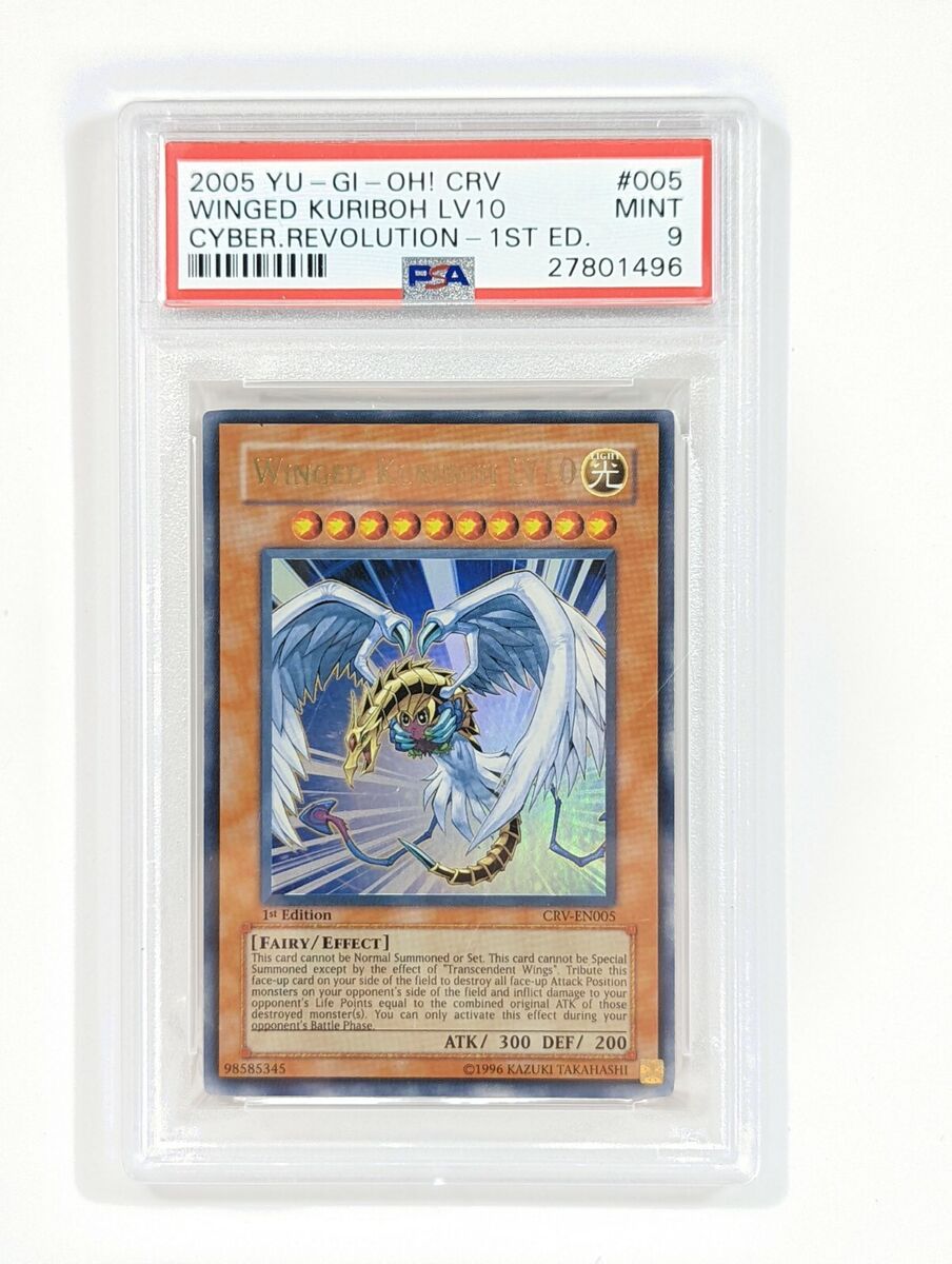 Yu-Gi-Oh 2005 1st Edition Winged Kuriboh LV 10 PSA 9 Yu-Gi-Oh 2005 1st Edition Winged Kuriboh LV 10 PSA 9