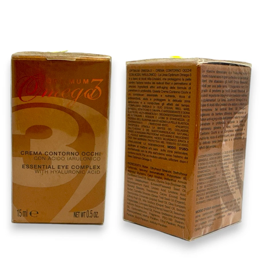 Optimum Omega 3 Essential Eye Complex with Hyaluronic Acid 15ml/0.5oz. LOT OF 2 - Image 2 of 2