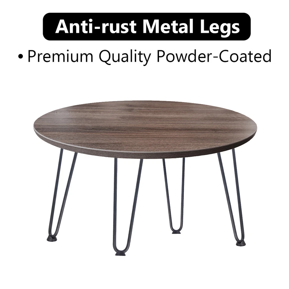 6'' 16'' 28'' Coffee Table Metal Hairpin Legs Solid Iron Bar Black Set of 4 USA - Image 3 of 4