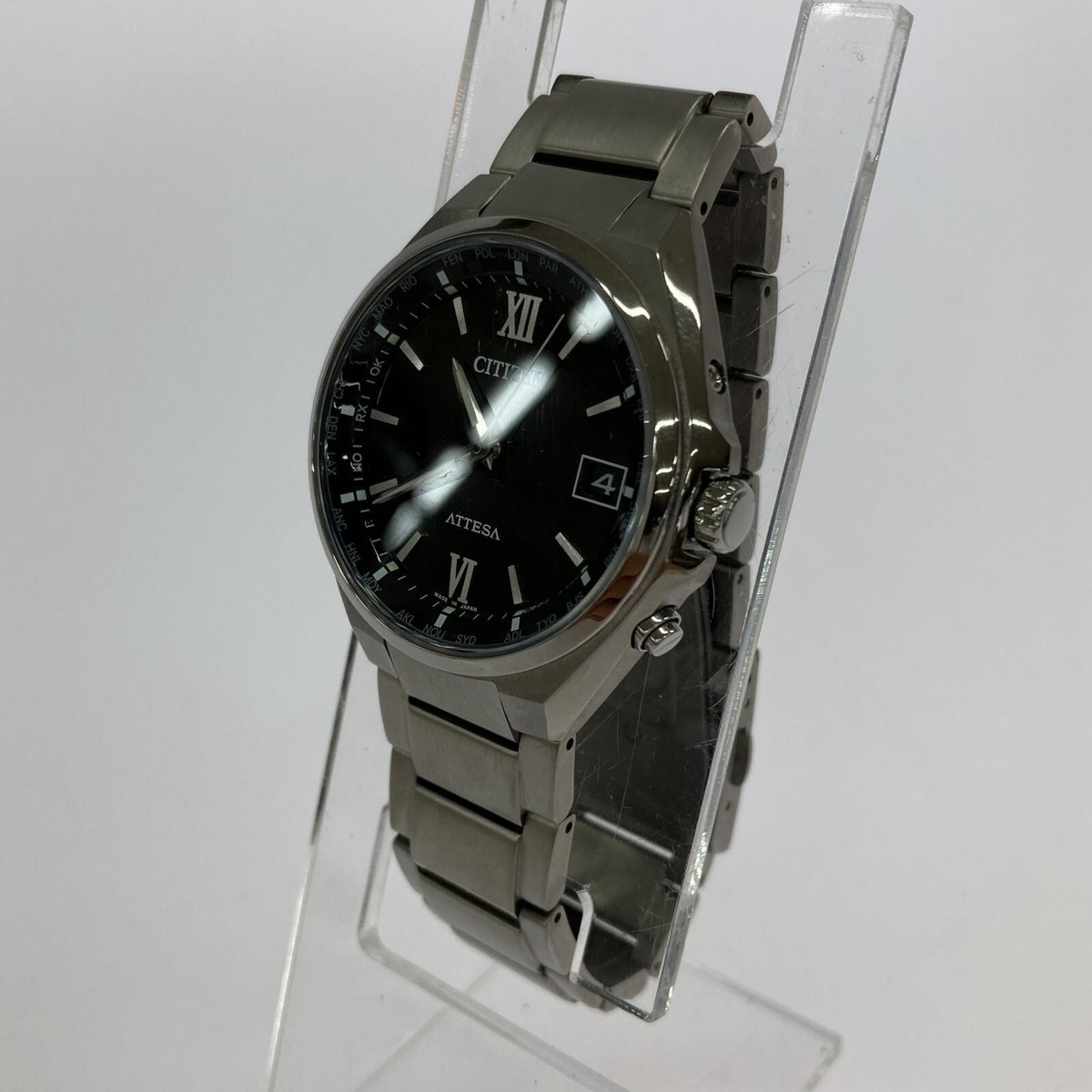 Citizen Attesa CB1120-50G Quartz Titanium Men's Watch Made