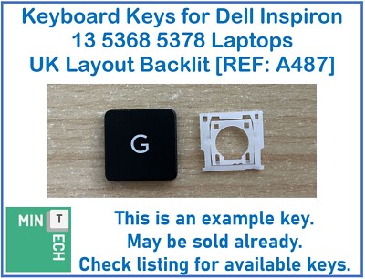 Tastatur Ersatz Tasten für Dell Inspiron 13 5368 5378 7370 Laptops UK Hintergrundbeleuchtung