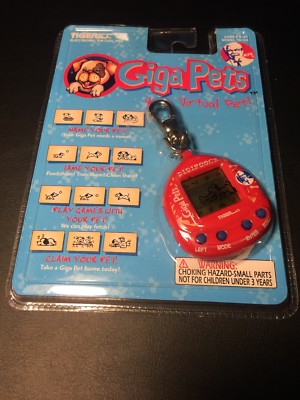 Giga Pets Digipooch Puppy Dog Keychain Electronic Game Tiger New KFC