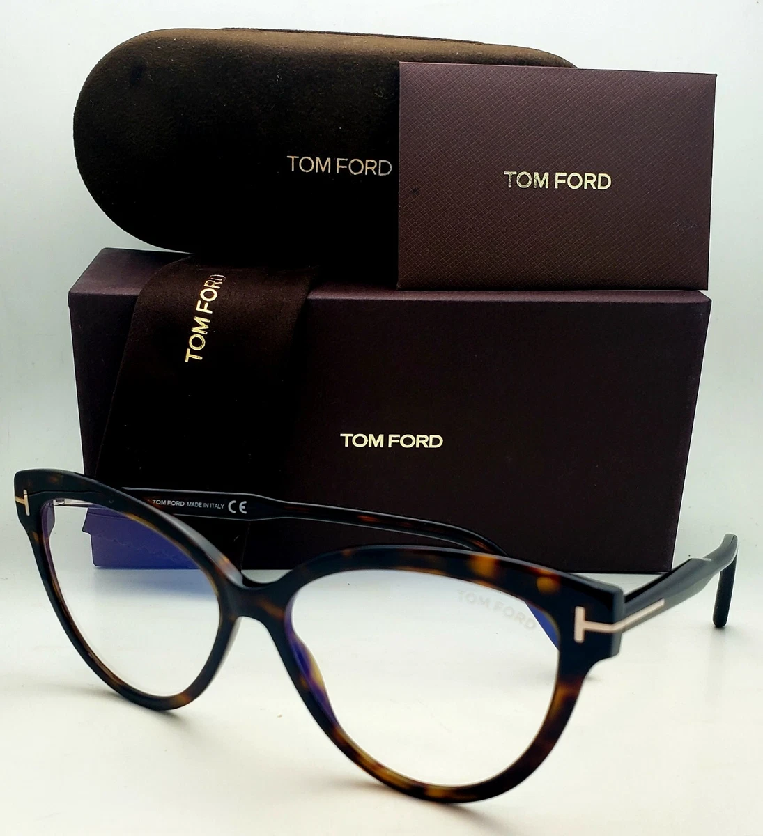 Tom ford tortoise hotsell cat eye glasses