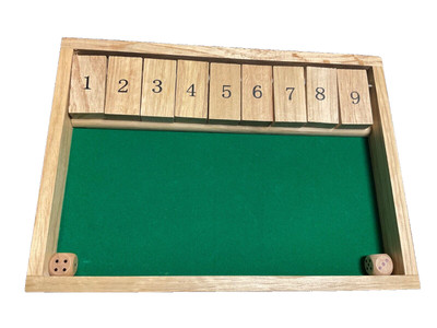 Wembley SHUT THE BOX Dice Board Game BRAND NEW