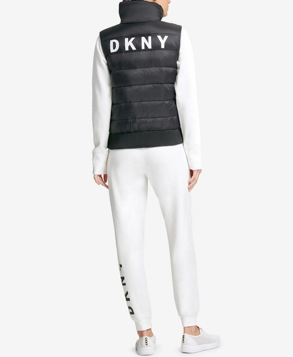 DKNY Sport Asymmetrical-Zip Down-Filled 