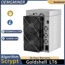 Brand New Goldshell LT6 3.35 GH/S 3200W Lite coin/Doge coin miner In stock