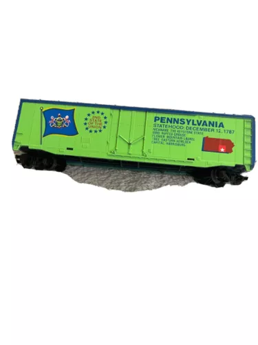 Tyco HO Lt. Run 50'  Bicentennial Boxcar, , Pennsylvania Statehood