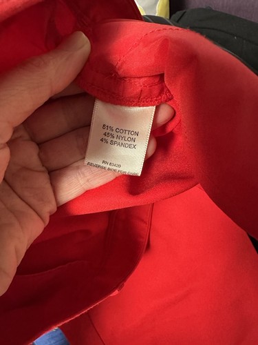 Neu ohne Etikett Cluny Designer rote Karottenhose Hose Gr. 4 Baumwolle Business Büro - Bild 4 von 4