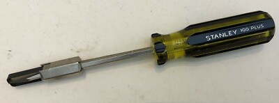 STANLEY 100 PLUS 417-4 Schraubendreher Schlitz mit Fixierungssystem -Screwdriver
