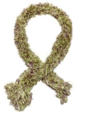 Magic Scarf - Super Soft Scarf - Multi-Colored Lime & Purple