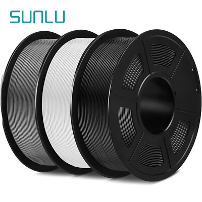 3*1KG SUNLU PLA+ 3D Drucker Filament PLA PLUS 1.75mm Sauber Gewickelt Stark 