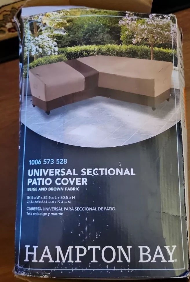 Hampton bay sectional cover sale