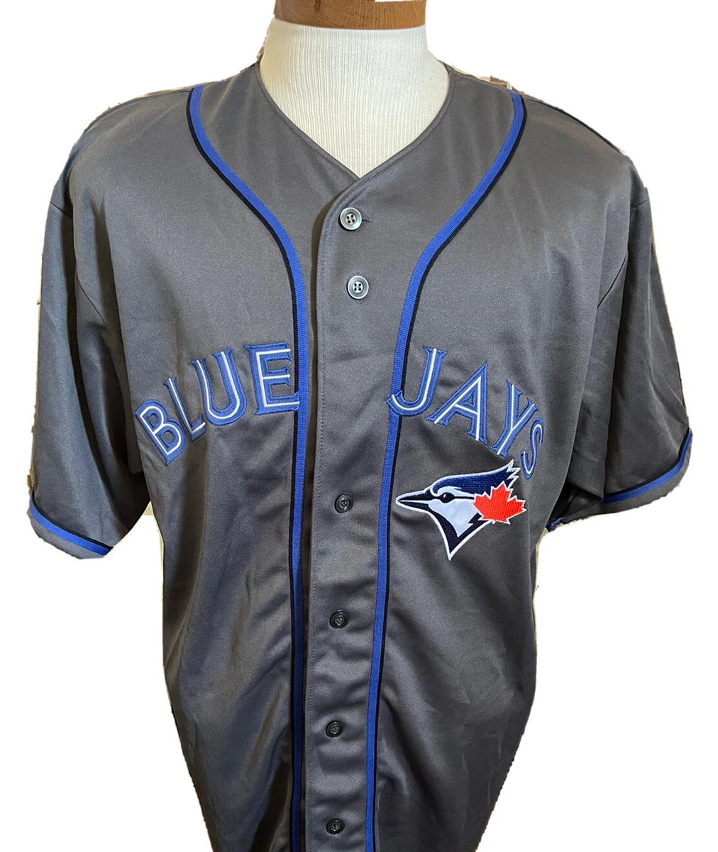 MLB Toronto Blue Jays Jersey Gray Blue 100% Polyester Donaldson #20 Size XL  Tall