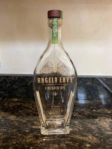 Empty ANGELS ENVY FINISHED RYE 750 ml Kentucky Bourbon Whiskey