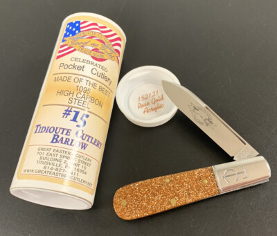   GEC #15 TC Barlow Rose Gold Acrylic Tidioute Cutlery Good As Gold 152121