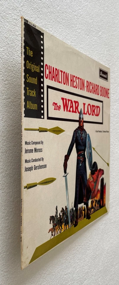 JEROME MOROSS ~ WAR LORD (ORIGINAL SOUNDTRACK) ~ 1965 UK STEREO VINYL LP [Ref.2] Foto 4 de 4