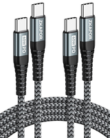 2Er-Pack Usb C Auf Usb C Kabel 1M 60W Nylon Pd Schnellladekabel