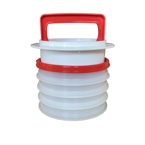 hamburger tupperware freezer set