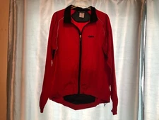 Louis Garneau Men's Cycling Jacket Size L Red/Black