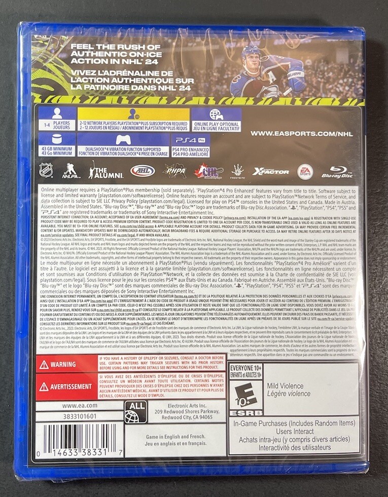 NHL 24 (PS4) NEW | eBay