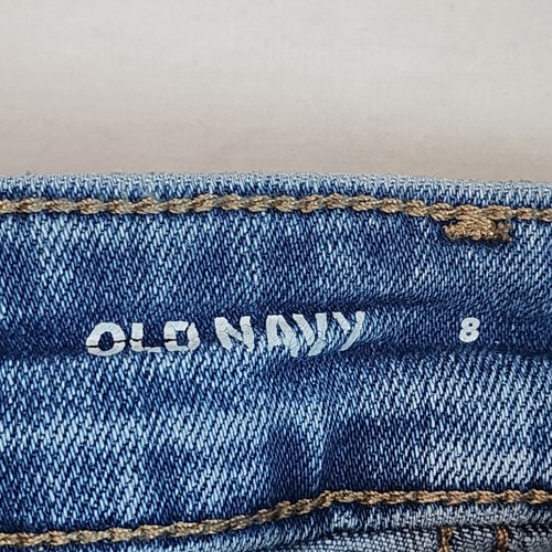 Old Navy Rock Star Super Skinny Demin Blue Women's Girl's Jeans High Rise Size 8 - Picture 5 of 10
