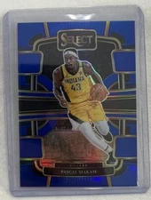 Pascal Siakam 2023-24 Panini Select  Blue Prizm Holo #8 Indiana Pacers
