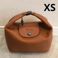 LONGCHAMP  Le Pliage Xtra XS Handbag Cognac Outlet - Leather from JAPAN NEW