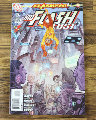 2011 DC Comics FlashPoint Kid Flash Lost #3 VF/VF+