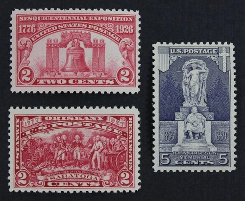 CKStamps: US Stamps Collection Scott#627 628 644 Mint NH OG