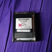 Sharp Pocket Computer CE-504A Finance Card 1983 TI 31001114