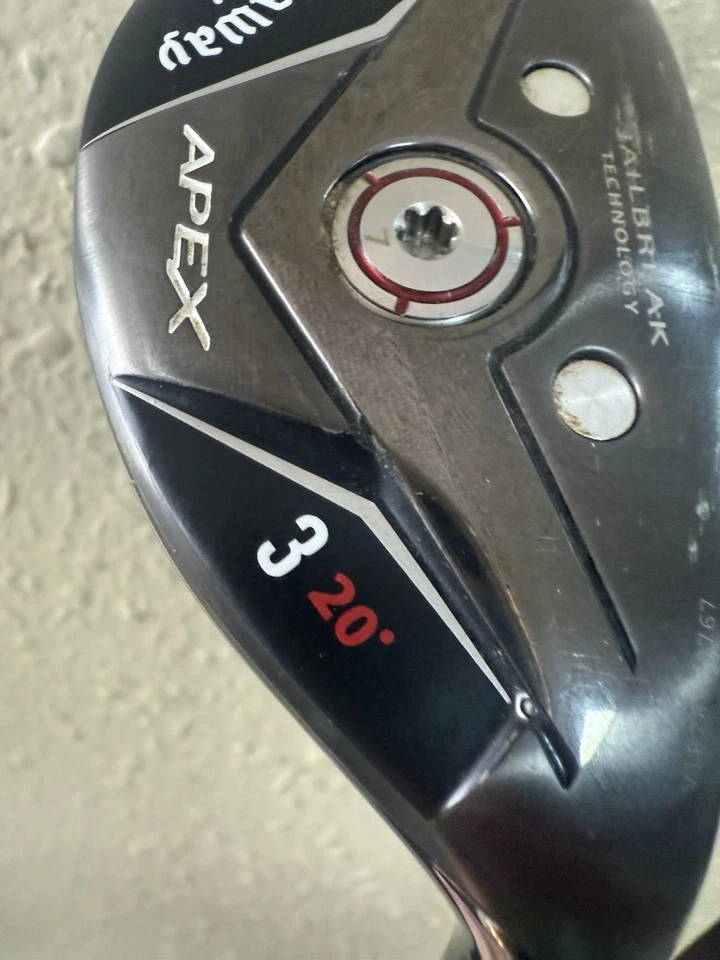 CALLAWAY APEX #3 Hybrid 20* W/ Project X Catalyst 80g 6.5 (X-Stiff) Graphite RH - Image 2 of 4