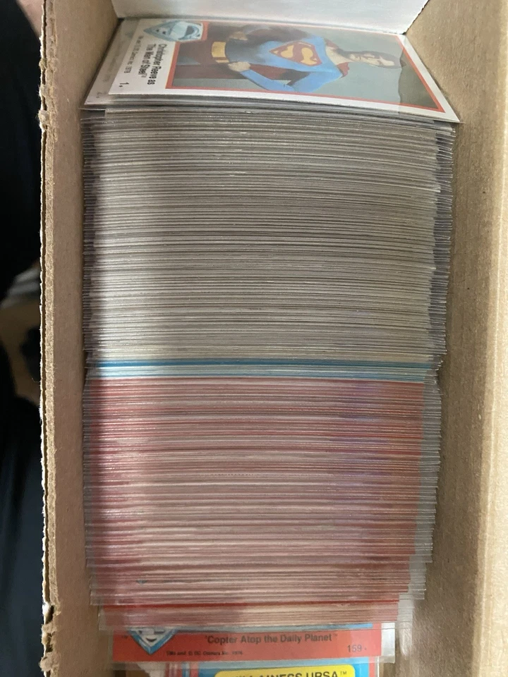 1978 Topps Superman Movie Trading Cards Series 1&2 Cards 1-165 With Some Sticker - Image 2 of 4