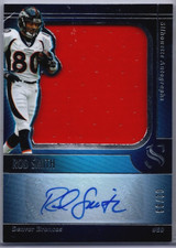 ROD SMITH--BRONCOS--2025 PANINI SILHOUETTE-- AUTOGRAPH/JUMBO RELIC--02/99