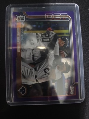 Topps 2025 Detroit Tigers C'mere, You! Quartet Won't Forget Purple Parallel LTD